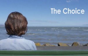 Person looking at sea view